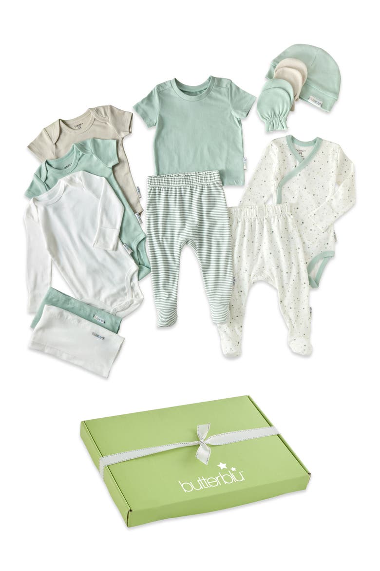 Welcome Home 14-Piece Baby Gift Set, Main, color, SAGE TWINKLE