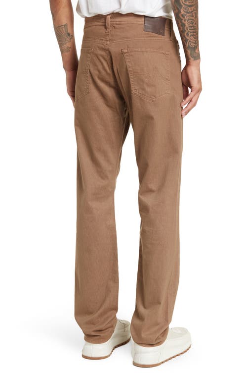 Ag Everett Slim Straight Jeans In Brown