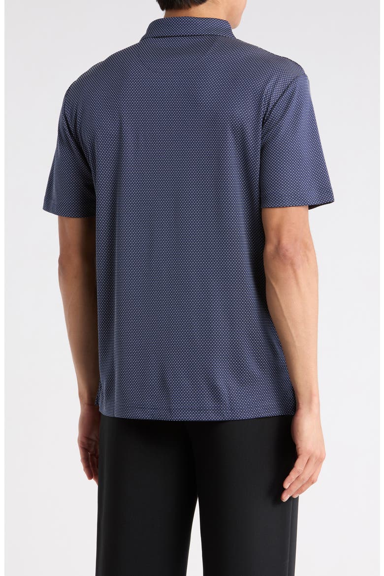 Chevron Jacquard Golf Polo, Alternate, color, PEACOAT