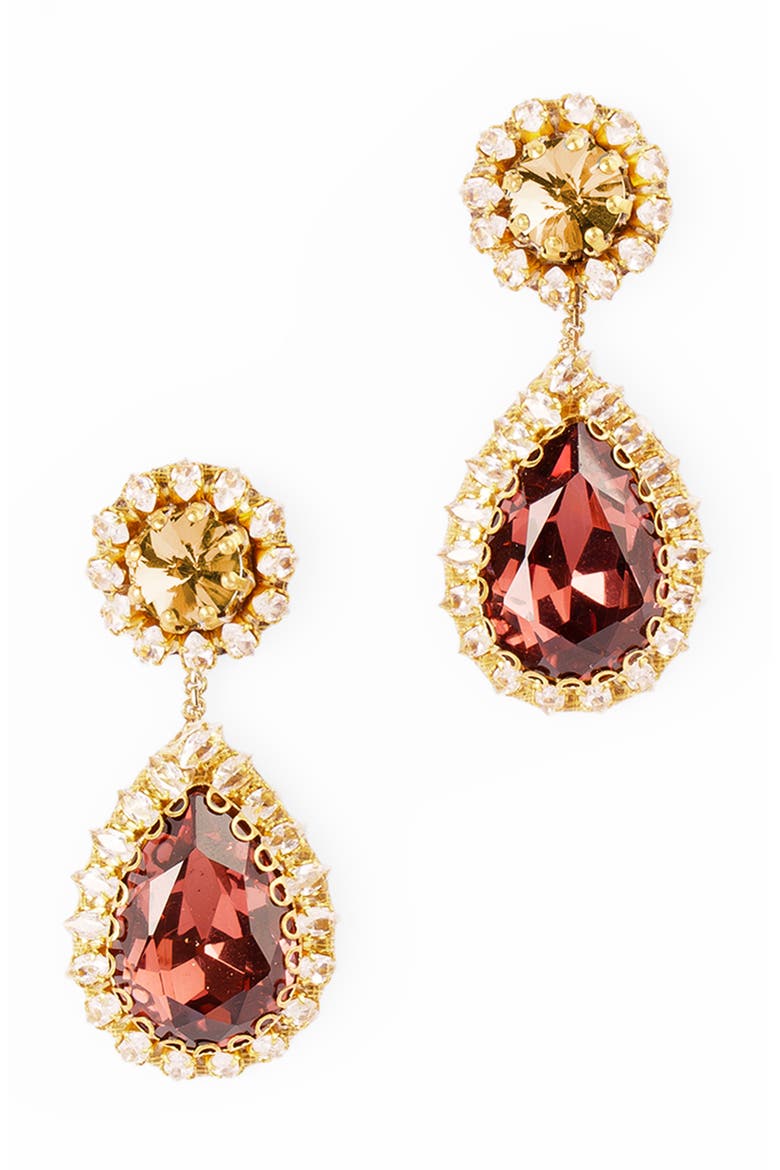 Rekhi Drop Earrings, Main, color, AMETHYST
