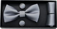 MOUSTACHE Crosshatch Bow Tie Set
