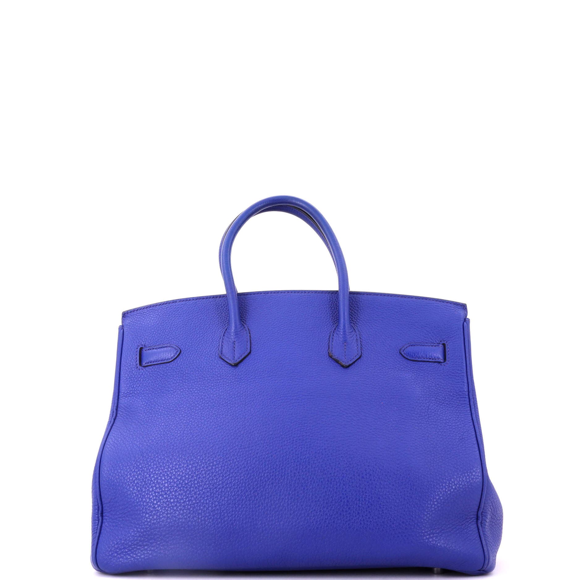 Pre-Owned Hermes Birkin Handbag Blue Togo with Palladium Hardware 35, Alternate, color, 