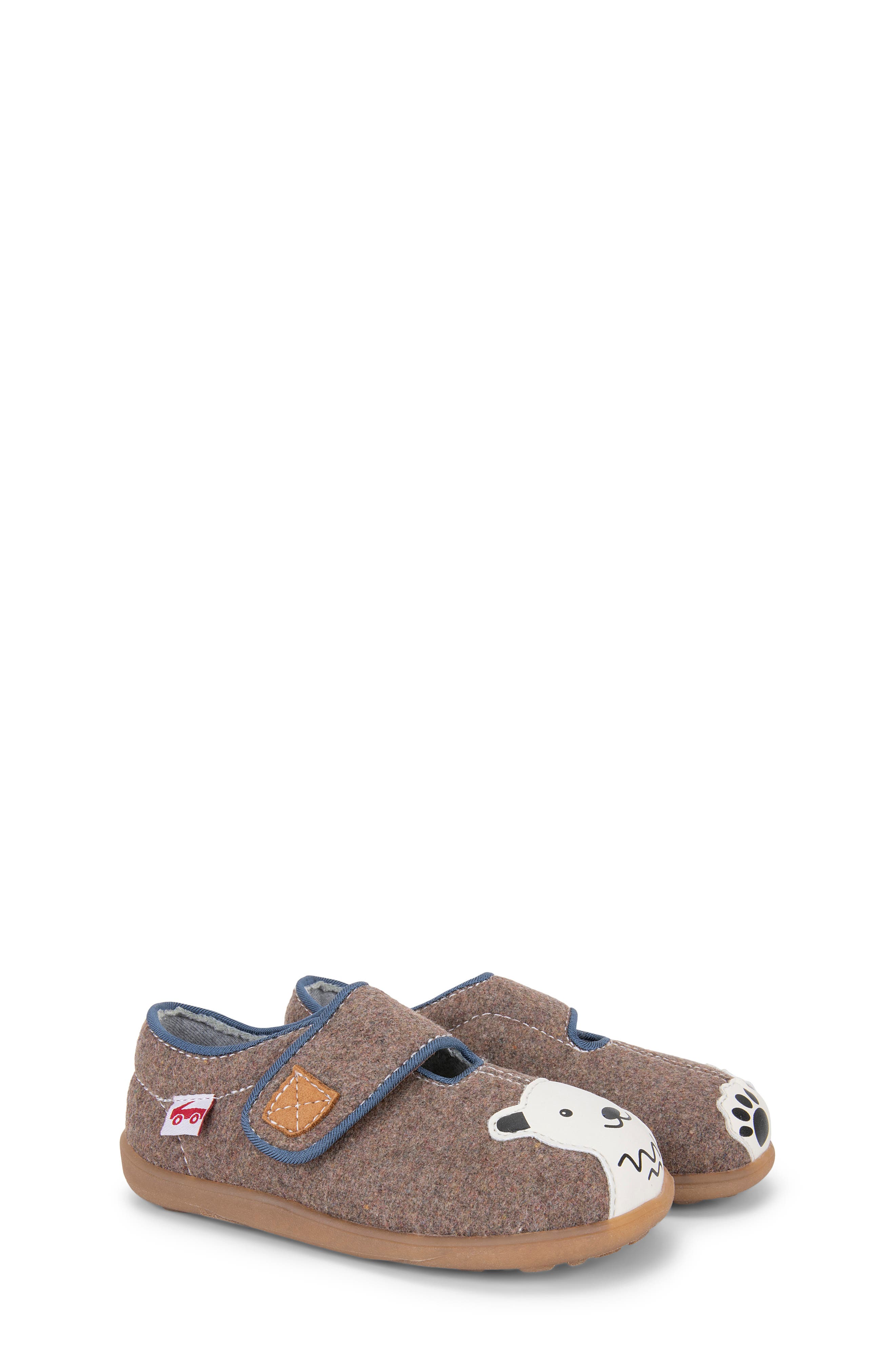 See Kai Run Cruz Felted Wool Slipper, Alternate, color, 