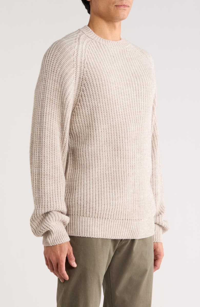 Carhartt Work In Progress Firth Oversize Ribbed Crewneck Sweater, Alternate, color, White