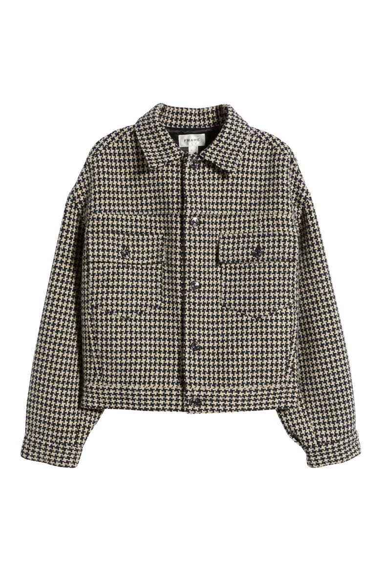 The Tweed Boxy Jacket, Alternate, color, HOUNDSTOOTH