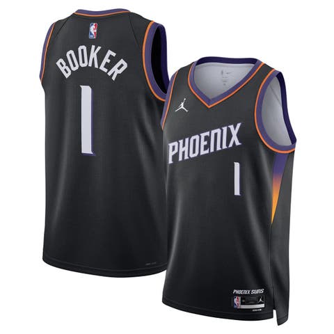 Unisex Jordan Brand Devin Booker Black Phoenix Suns Swingman Jersey - Statement Edition
