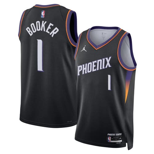 Jordan Brand Unisex  Devin Booker Black Phoenix Suns Swingman Jersey