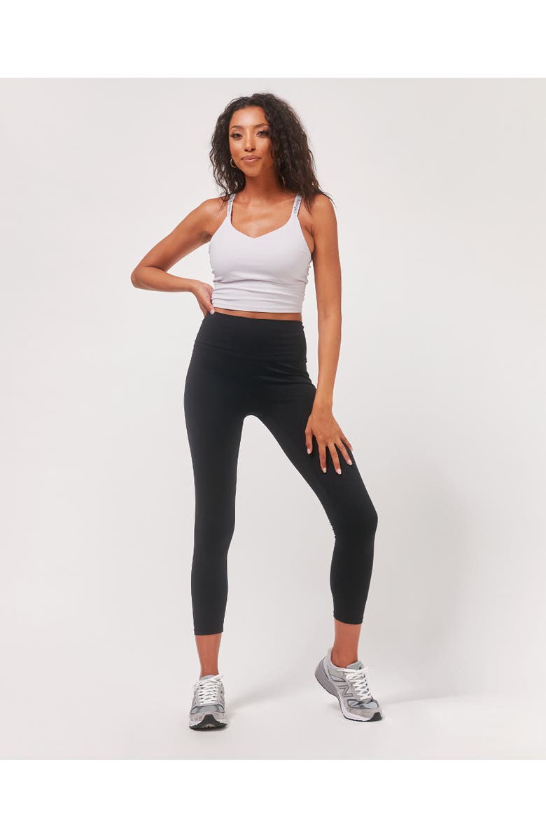 Rebody Active Hybrid Cloudlux Leggings 25" High Waist, Alternate, color, Metropolis Black