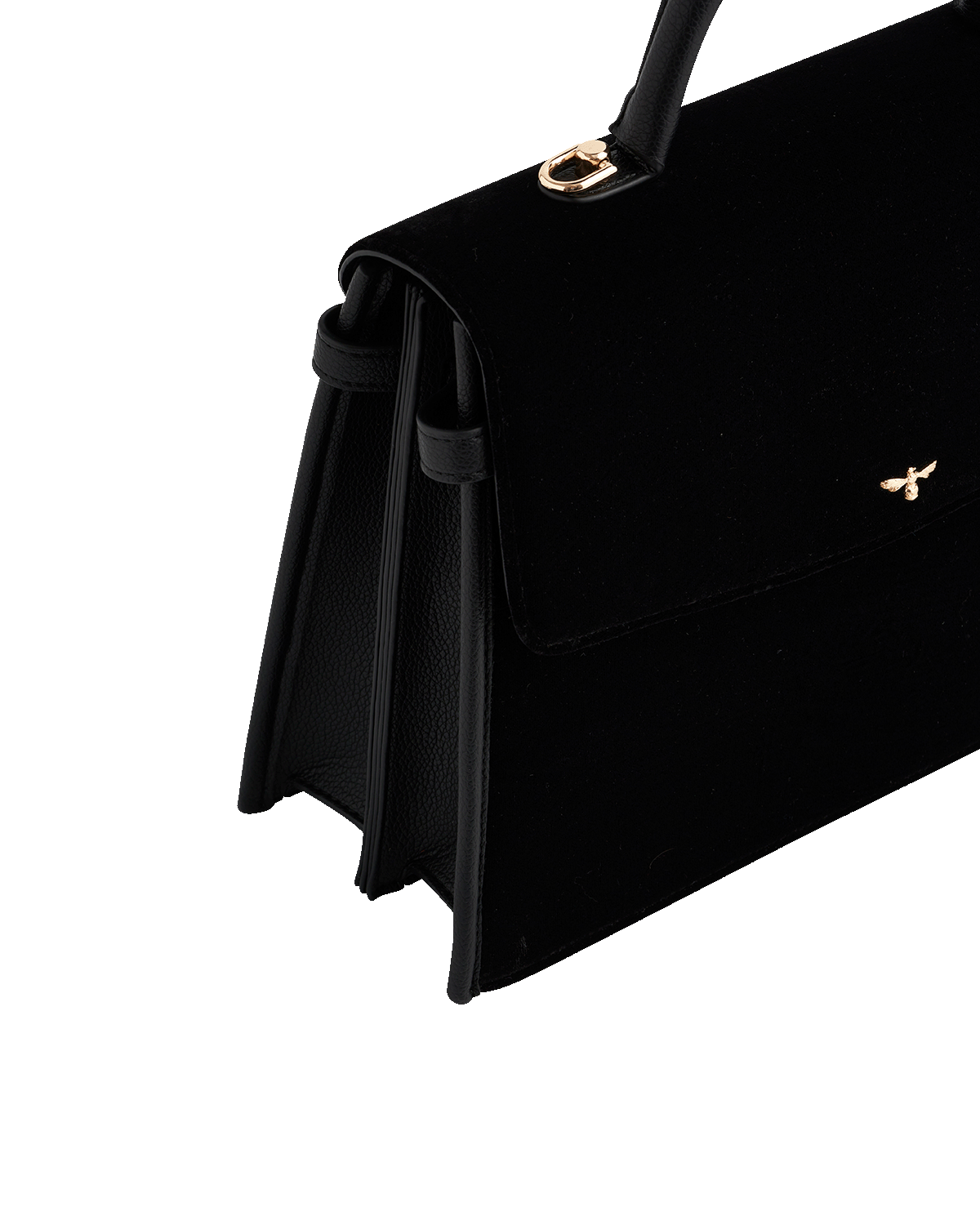 Fable England Black Structured Medium Tote, Alternate, color, Black