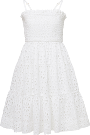 Change of Scenery Lila Smocked Eyelet Tiered Dress