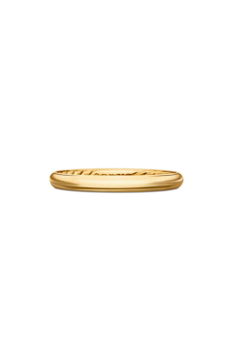 David Yurman DY Eden Band Ring in 18K Yellow Gold, Main, color,