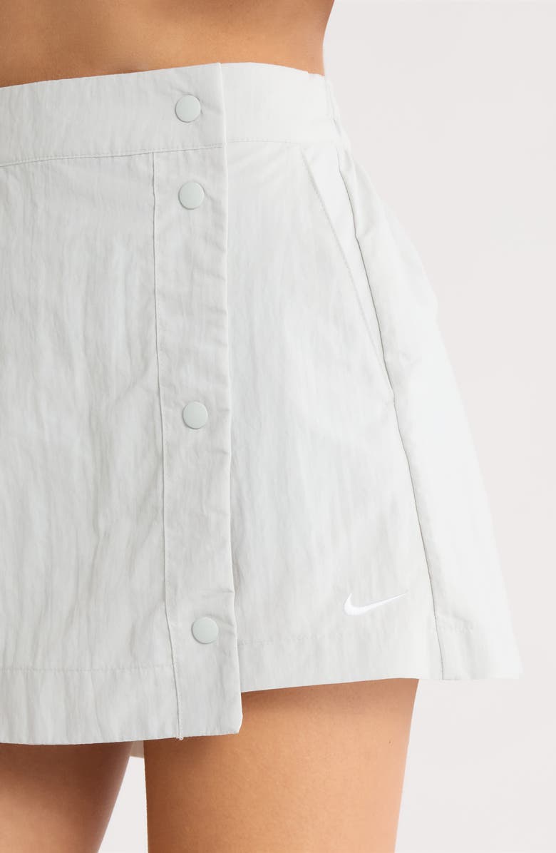 Nike Sportswear Essential Water Repellent Woven Skort, Alternate, color, 034 Lt Sil/White