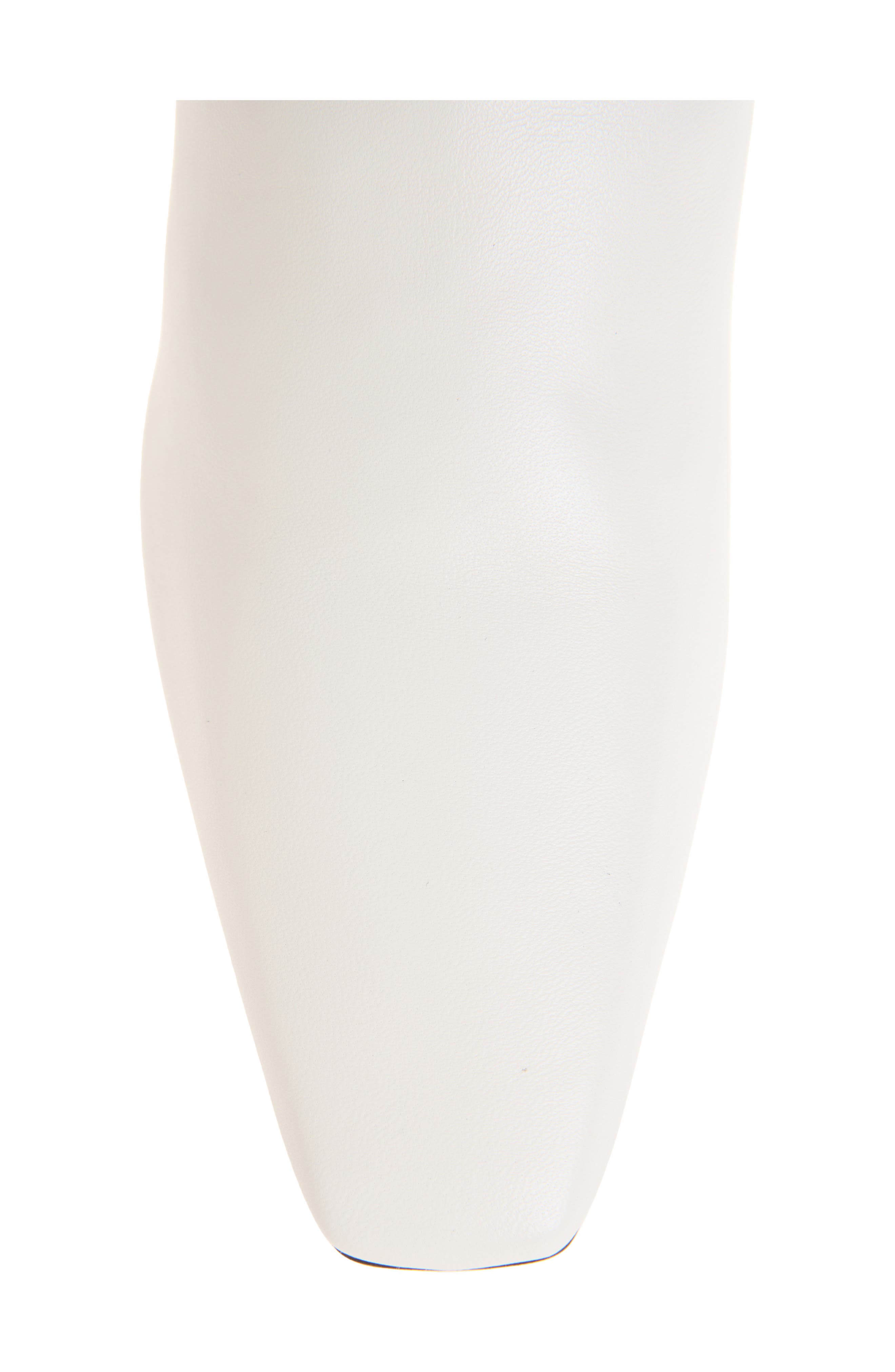Slant Heel Bootie, Alternate, color, OFF-WHITE