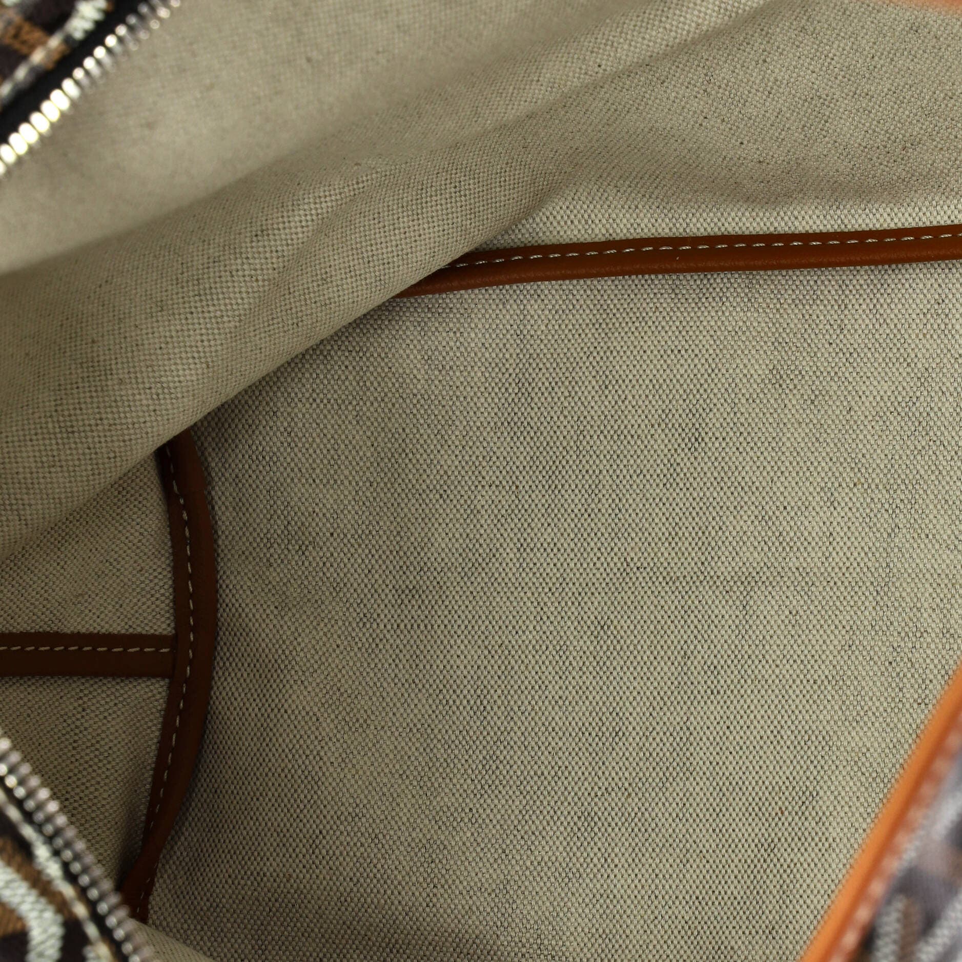 Pre-Owned Goyard Boheme Hobo Coated Canvas, Alternate, color, Brown