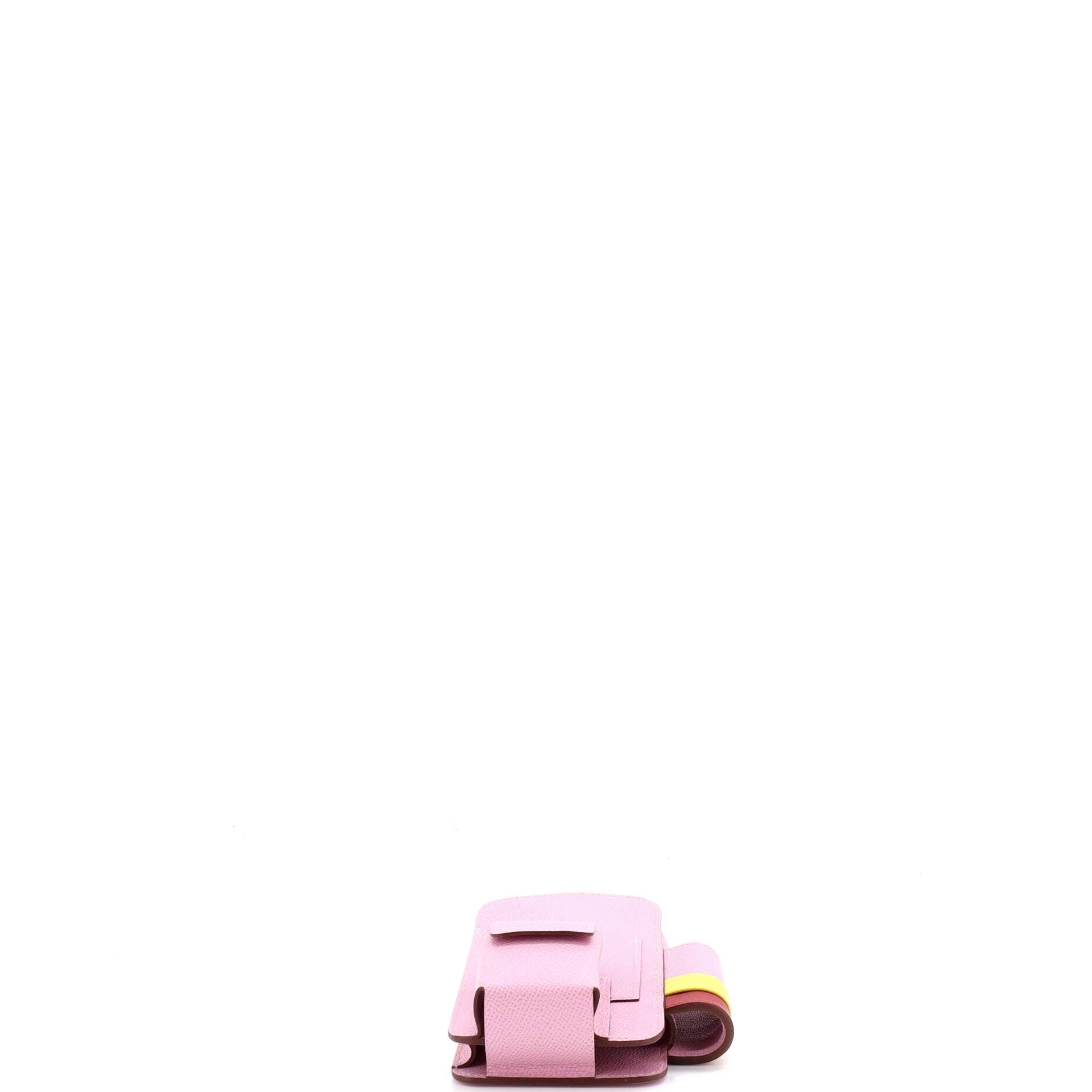 Pre-Owned Hermes Hermesway Phone Case Crossbody Bag Epsom, Alternate, color, Mauve Sylvestre