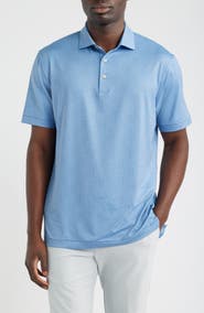 Peter Millar Herringbone Summer Comfort Performance Jersey Polo