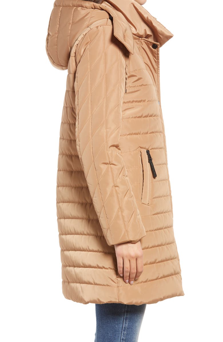 French Connection Quilted Barn Jacket, Alternate, color, 