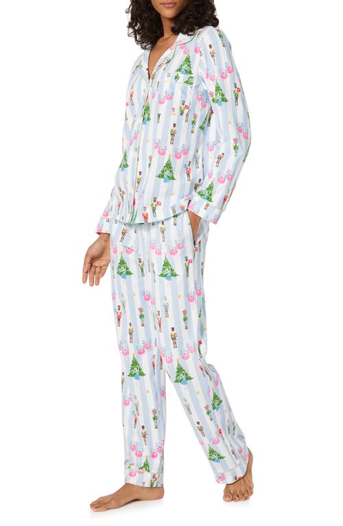 Bedhead Pajamas Print Stretch Organic Cotton Pajamas In White