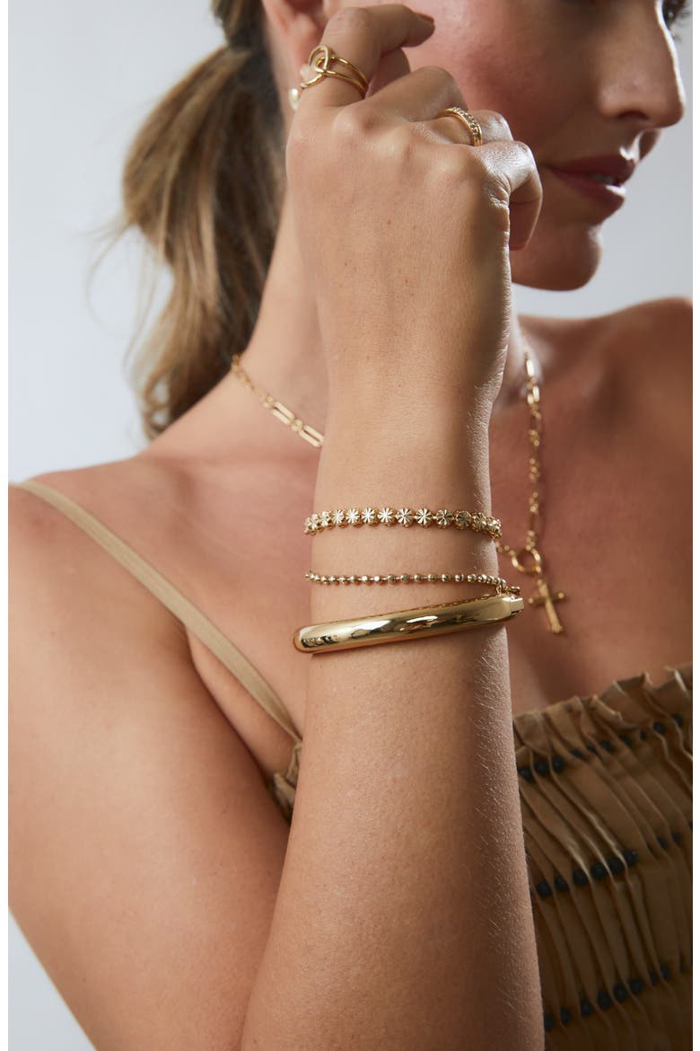Essie Chain Bracelet, Alternate, color, GOLD