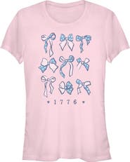 Lost Gods Junior's 1776 American Bows Short Sleeve Graphic T-Shirt