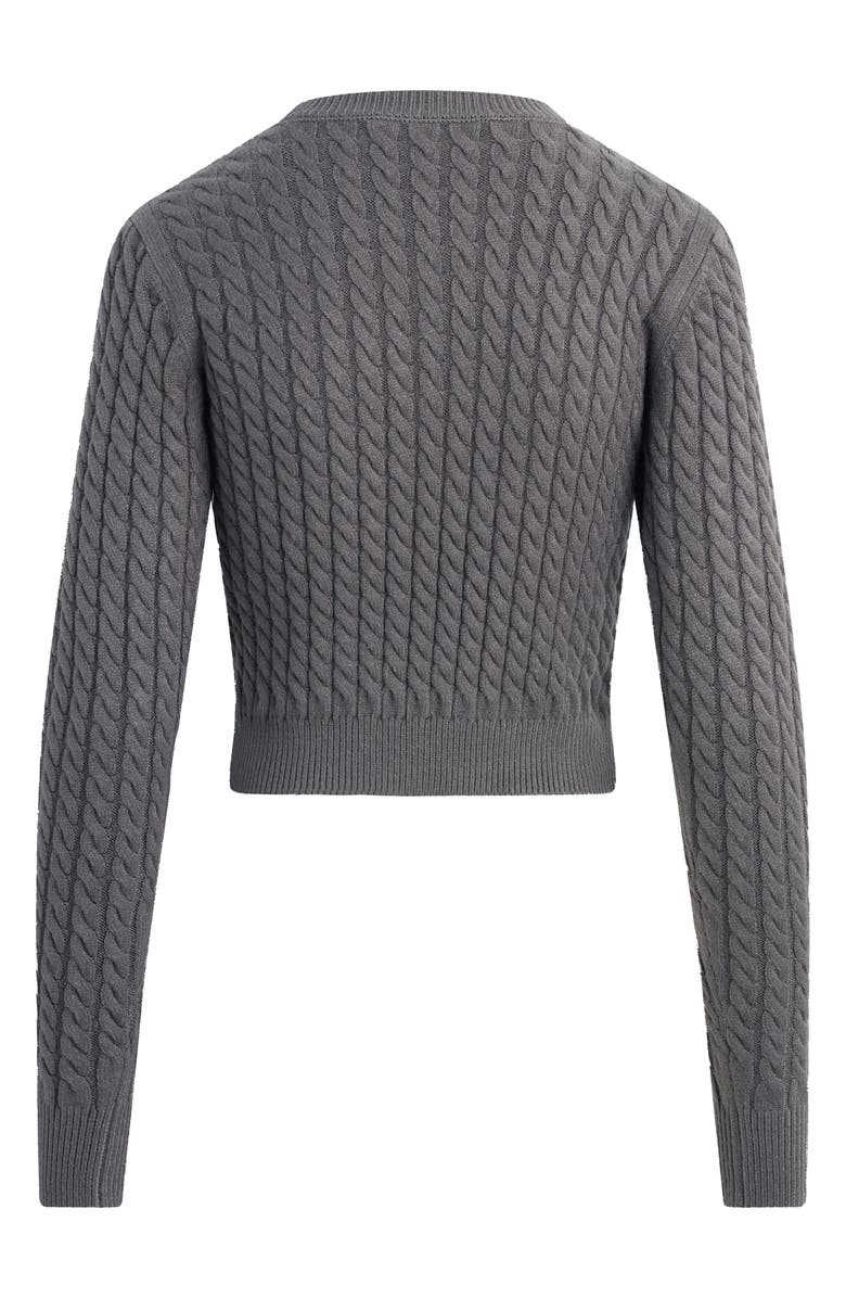 Favorite Daughter The Feel Good Cable Stitch Sweater, Alternate, color, Grey Shadow