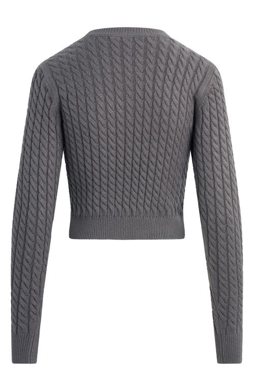 Favorite Daughter The Feel Good Cable Stitch Sweater In Gray