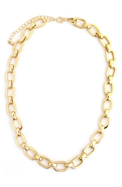 Oval Link Chain Necklace