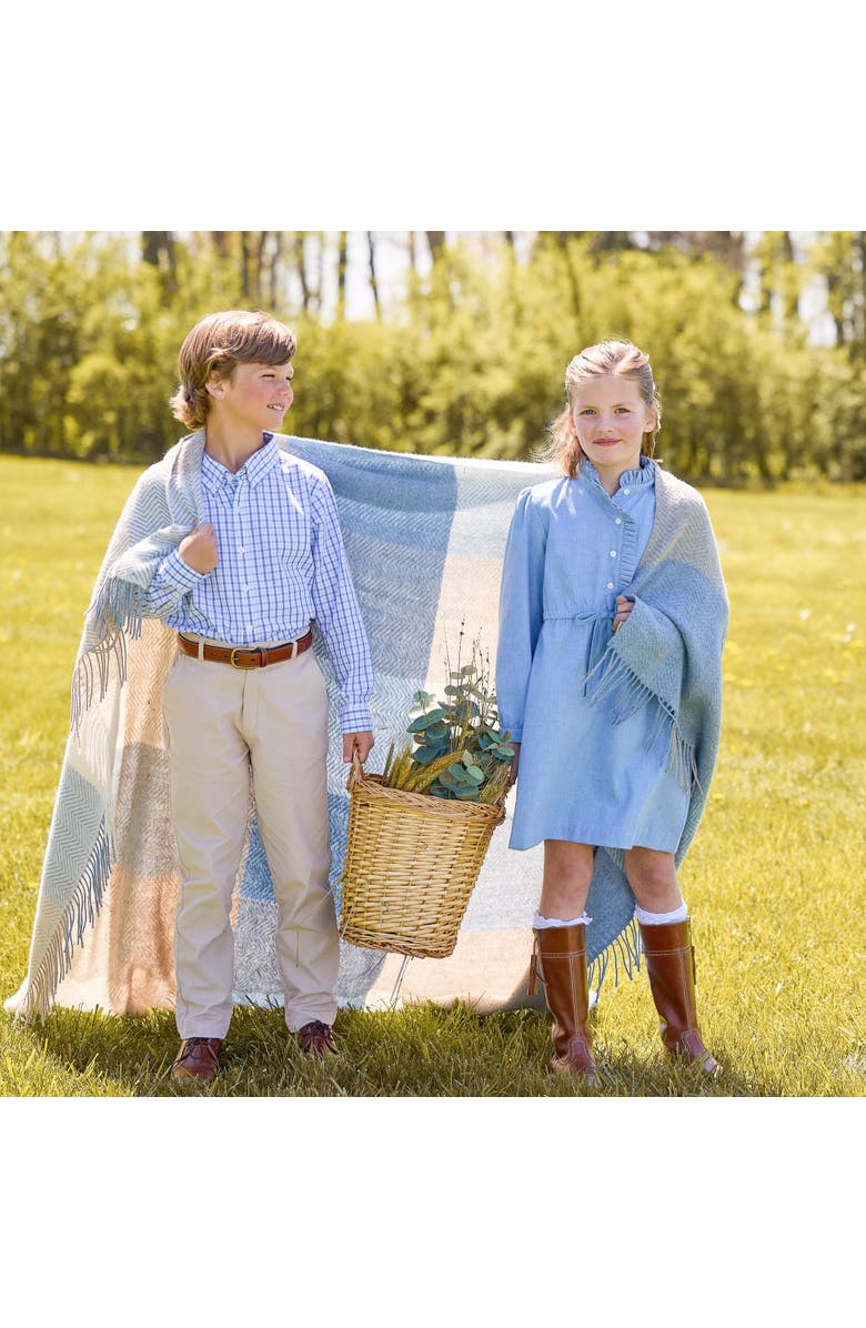 Little English Kids' Ruffled Shirt Dress, Alternate, color, Alaskan Flannel