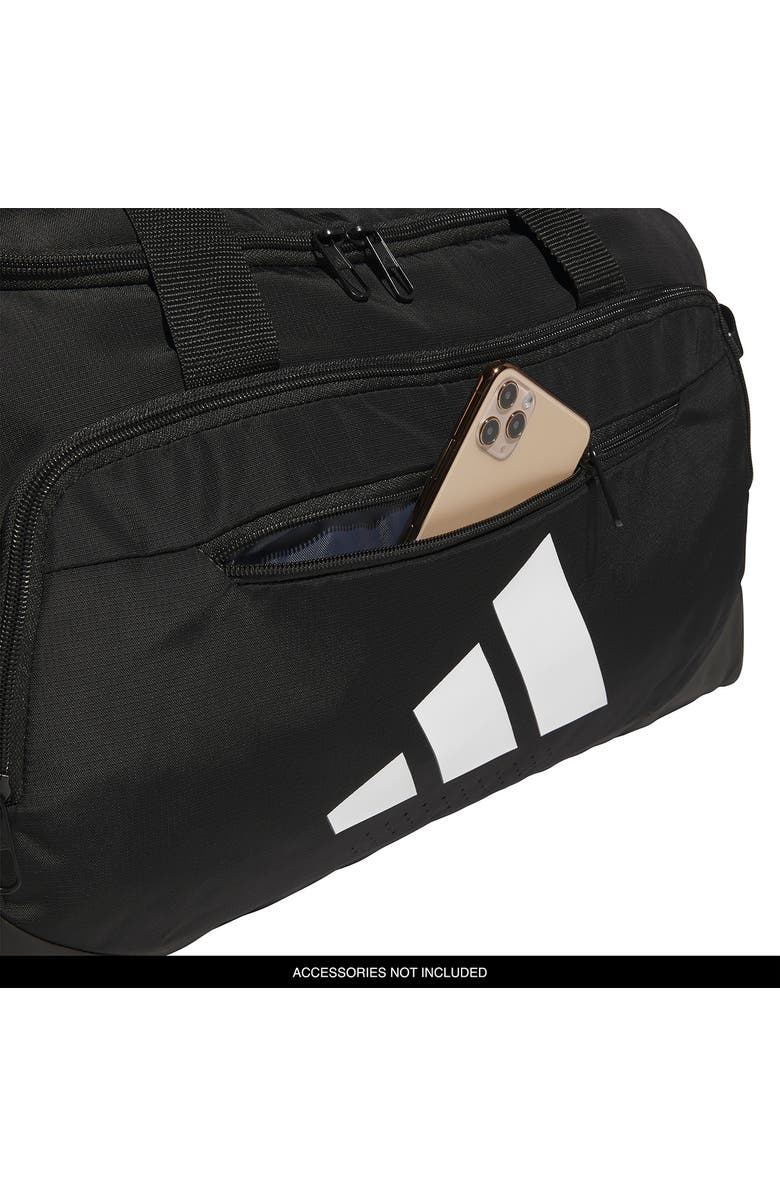 adidas Defender 5 Small Duffel Bag, Alternate, color, Black