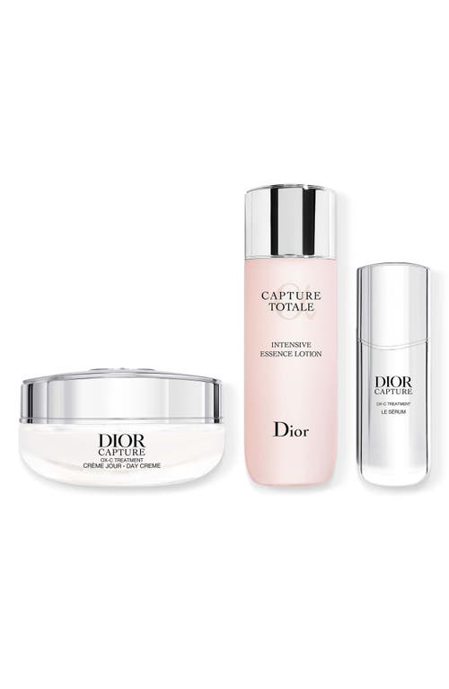 Dior Capture 3-piece Anti-aging Skincare Set In Transparent
