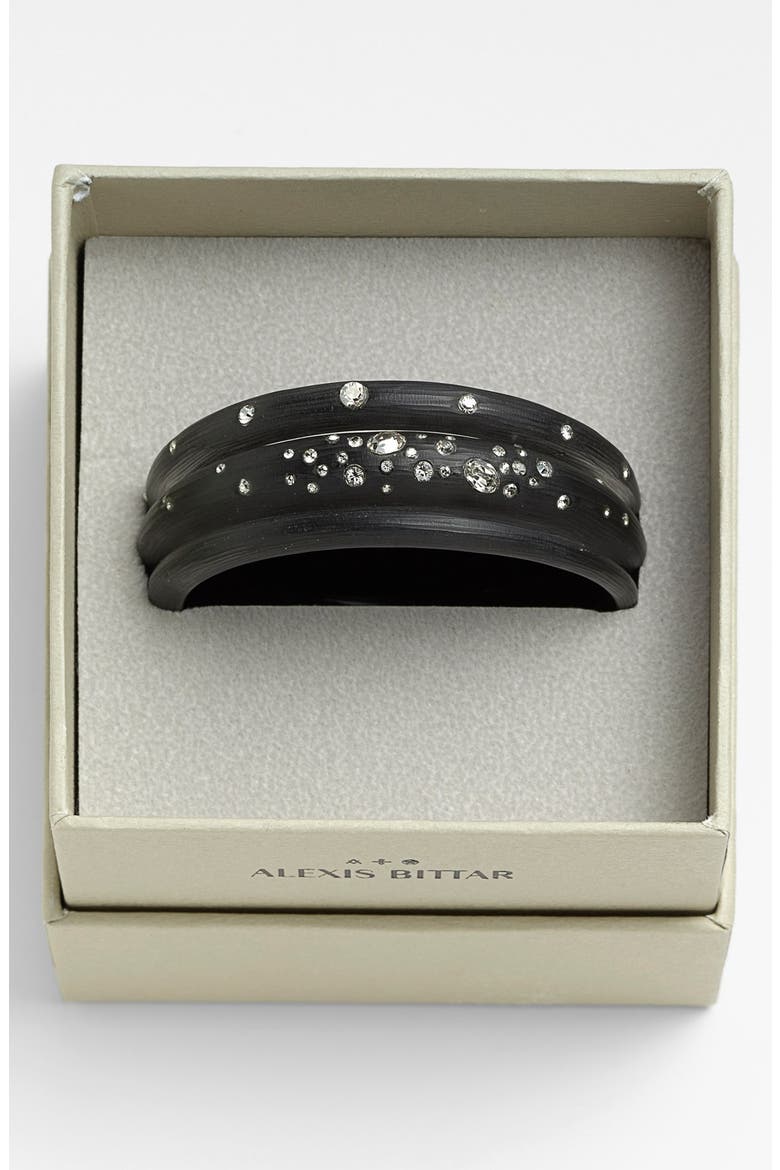 'Lucite® - Triple Dusted' Bangles (Nordstrom Exclusive), Alternate, color, BLACK