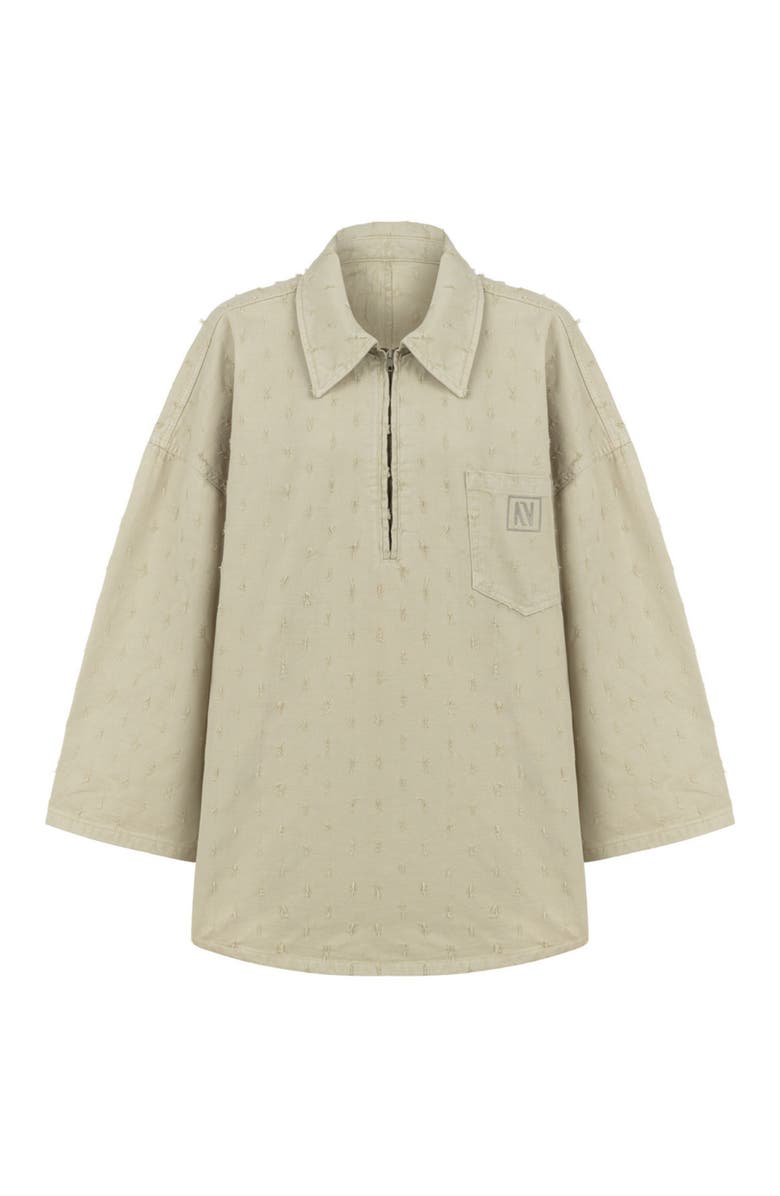 Nocturne Oversized Denim Dress, Alternate, color,