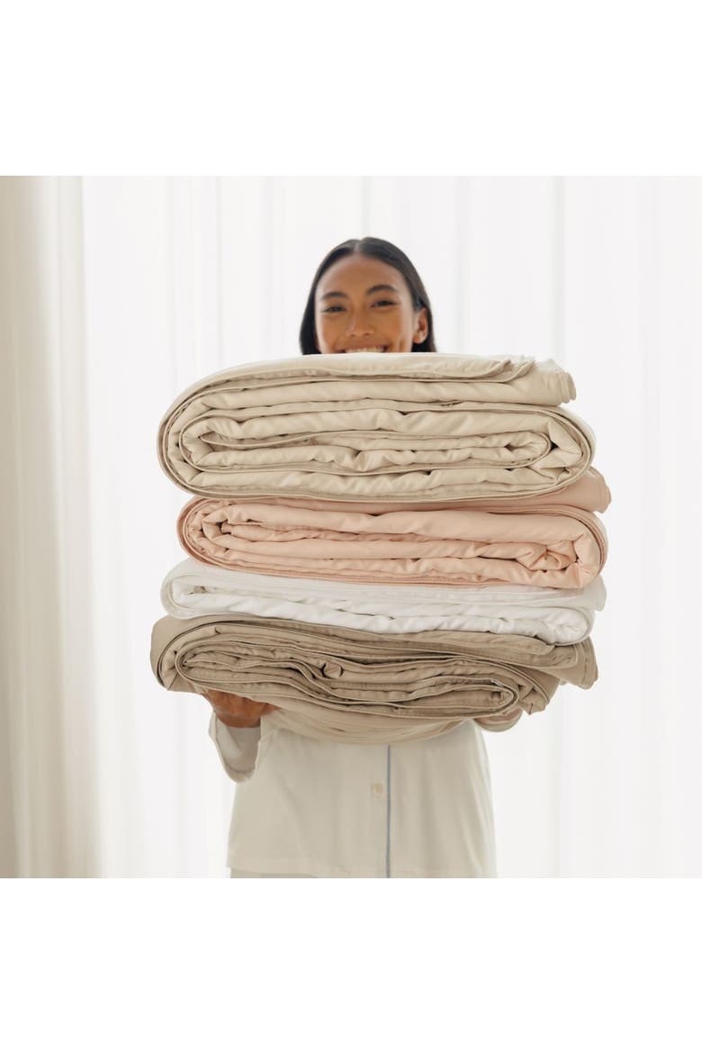 Double Cocoon Mulberry Silk-filled Quilt, Main, color, White