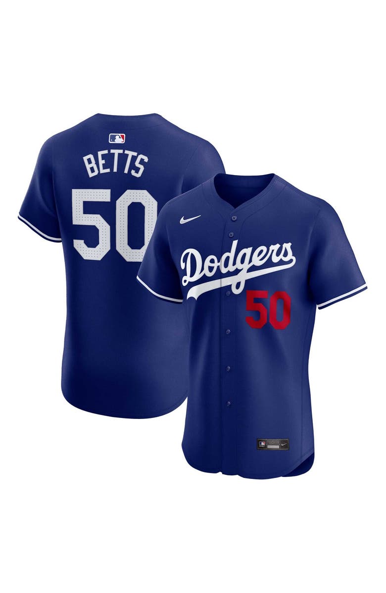 Nike Men's Nike Mookie Betts Royal Los Angeles Dodgers Alternate Elite Player Jersey, Alternate, color, 