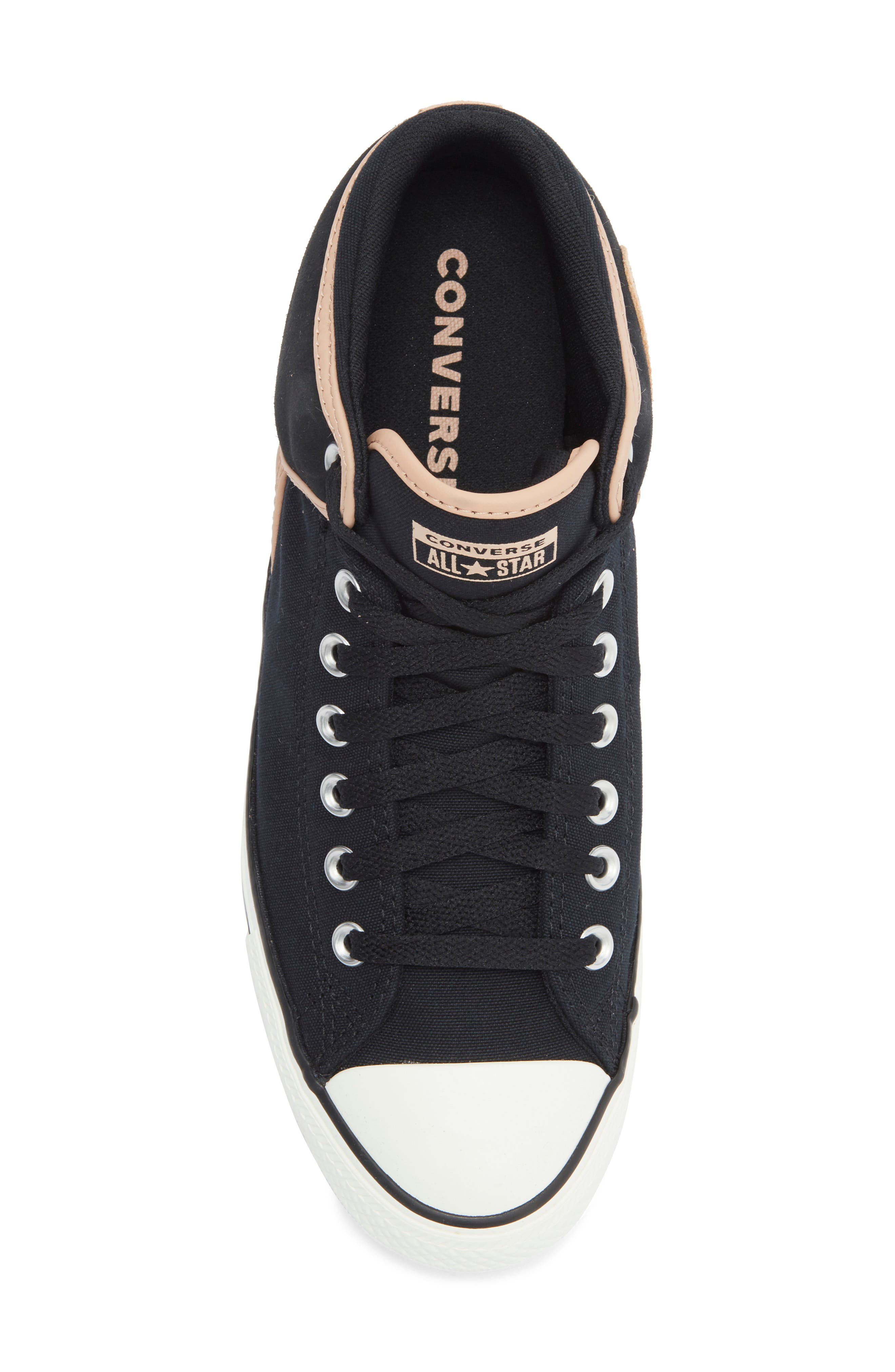 Converse Chuck Taylor<sup>®</sup> All Star<sup>®</sup> High Street Mid Sneaker, Alternate, color, Black