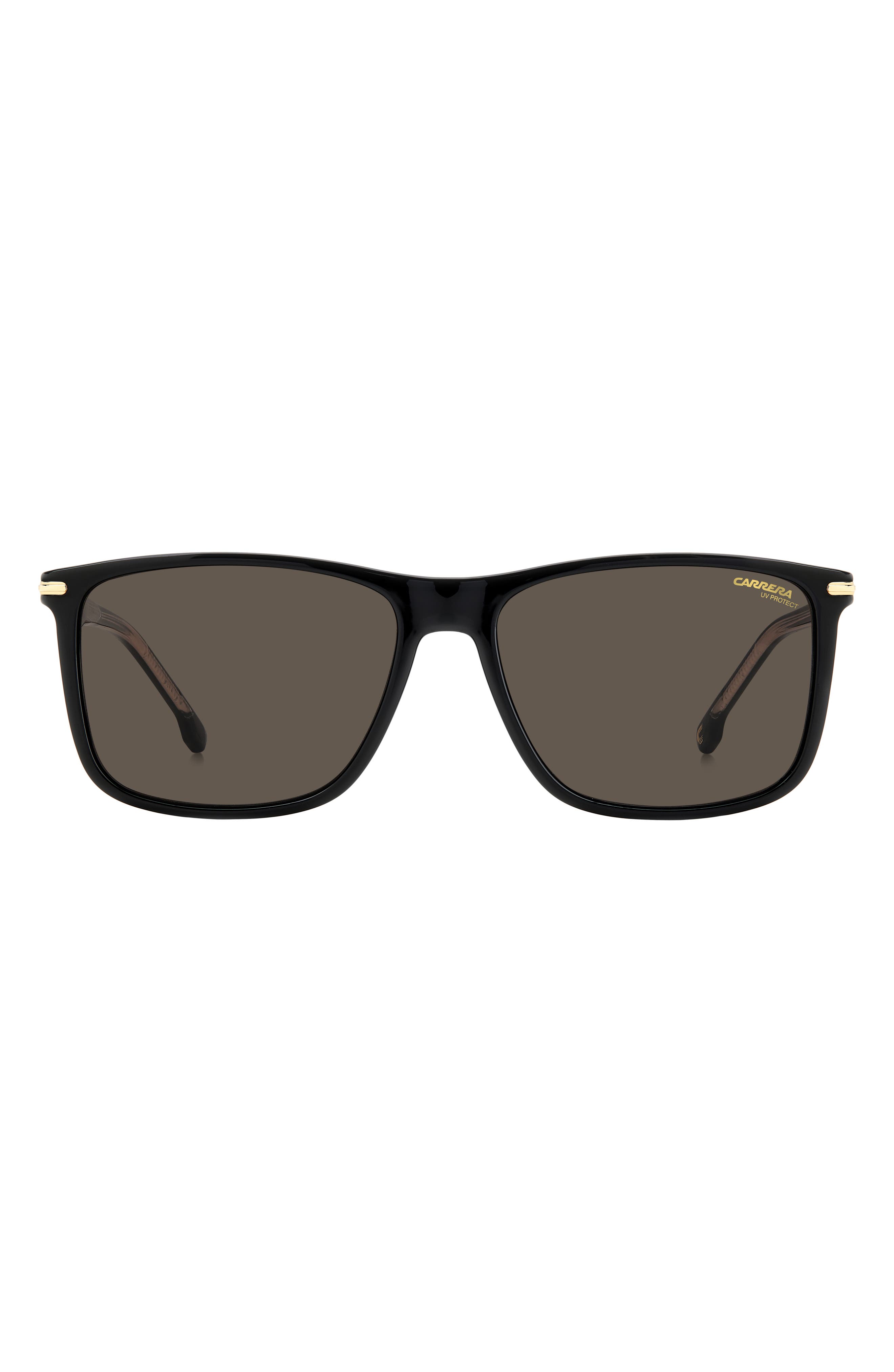 57mm Polarized Rectangular Sunglasses