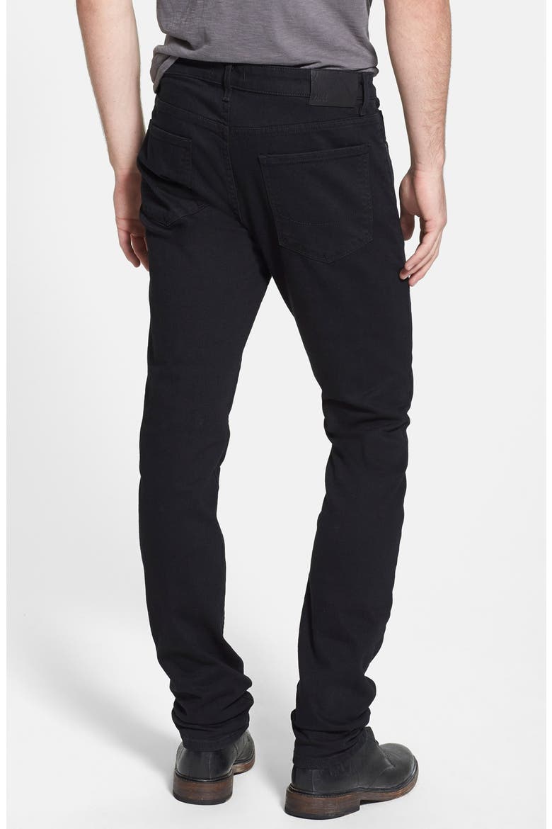 Lennox Slim Fit Jeans, Alternate, color, BLACK OVERDYE