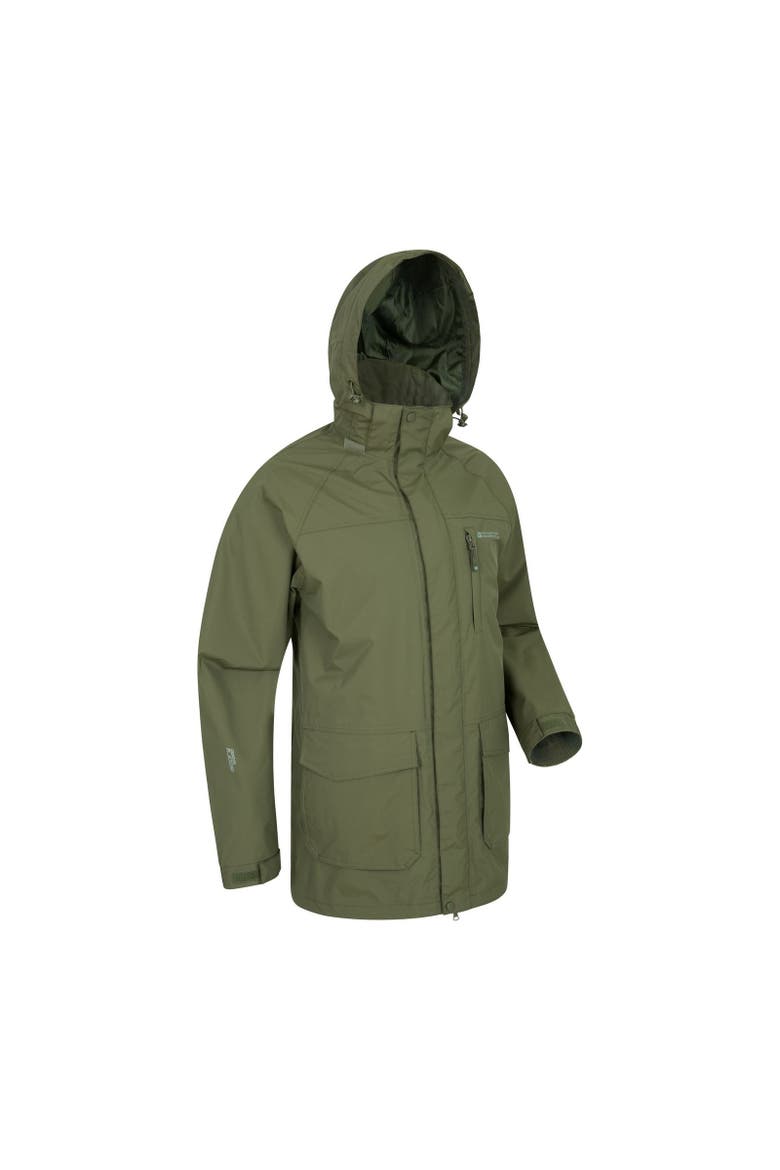 Glacier II Long Waterproof Jacket, Alternate, color, Green
