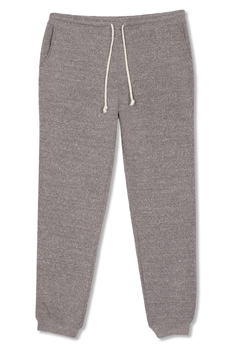 Core Triblend Fleece Joggers, Alternate, color, HEATHER GREY