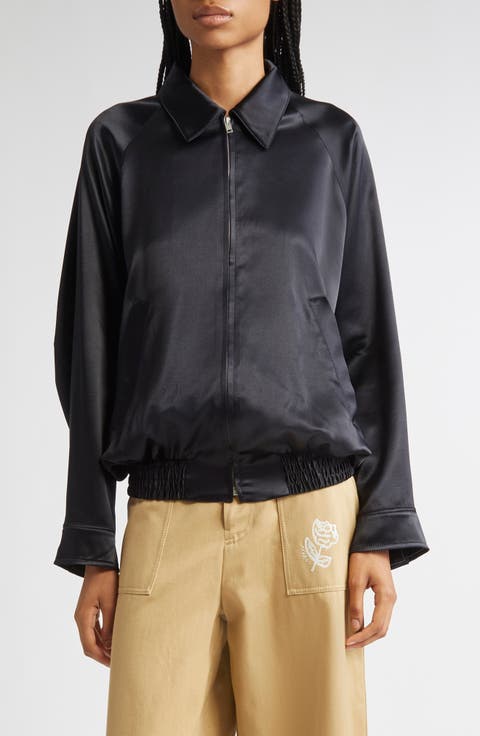 アウターその他 MARNI Women Outer GLMA0096SUTW839 0099 Black MARNI Taffeta Bomber Vest (Black) – CNCPTS