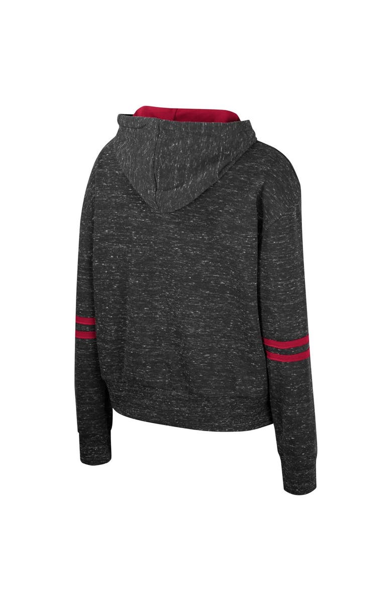 COLOSSEUM Women's Colosseum  Charcoal Alabama Crimson Tide Catherine Speckle Pullover Hoodie, Alternate, color, 