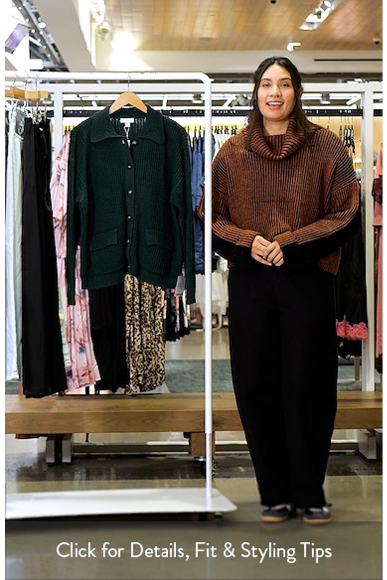 Collared Cotton Blend Sweater Jacket video