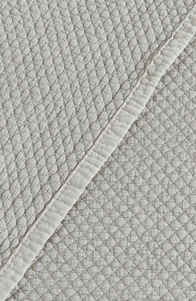 Woven & Weft Stonewashed Quilt & Sham Set, Alternate, color, Mushroom Grey