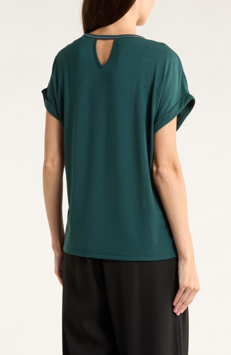 Tommy Bahama Kauai Caviar Beaded Collar T-Shirt, Alternate, color, Briny Deep