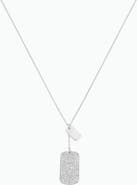 Bearfruit Jewelry 18k Gold Plated Sterling Silver Tag Pendant Necklace Gift Idea
