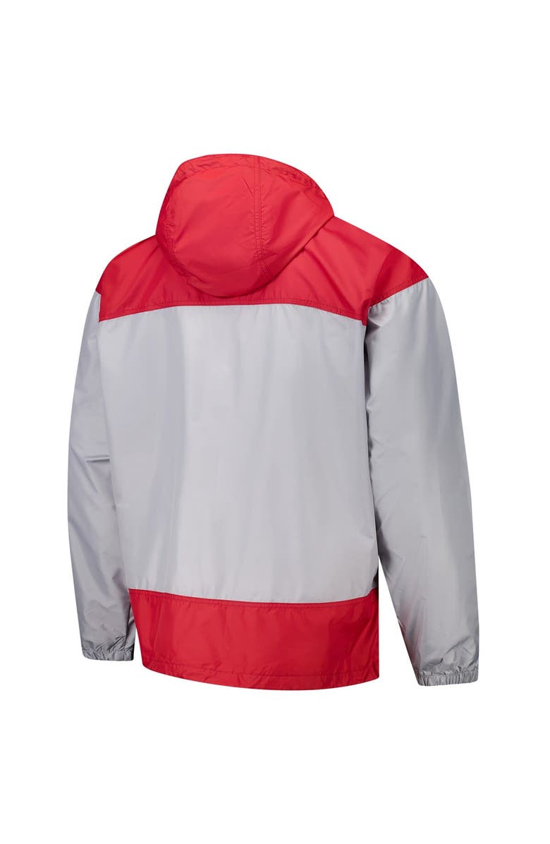 Columbia Men's Columbia Gray Alabama Crimson Tide Flash Challenger II Omni-Shade Full-Zip Windbreaker Jacket, Alternate, color, 