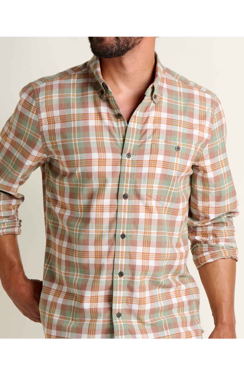 Toad & Co Men's Airscape Long Sleeve Shirt, Alternate, color, Copper Pattern