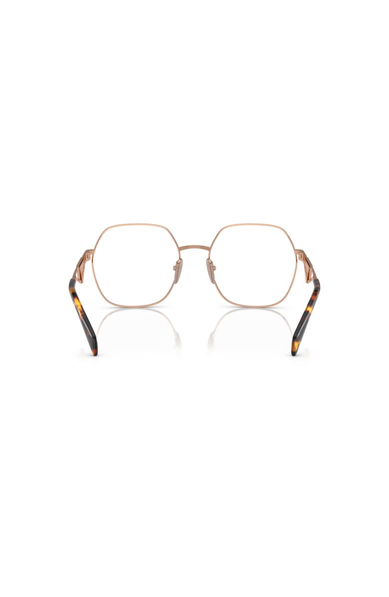 Prada 56mm Irregular optical glasses, Alternate, color, Pink