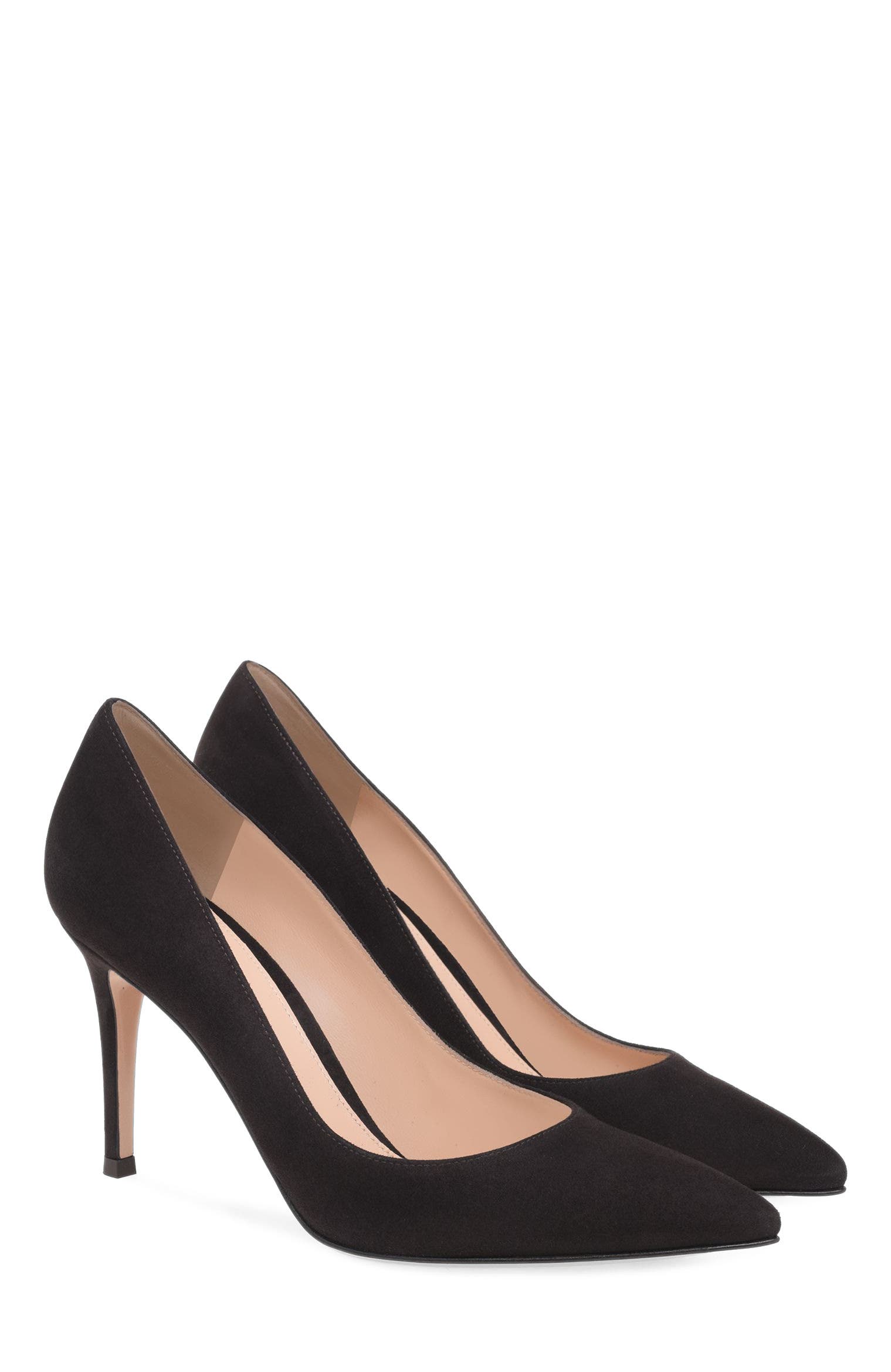 Gianvito 85 Pumps, Alternate, color, Brown Suede Leather