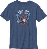 Lost Gods Boy's Lost Gods America Freedom Forever Graphic T-Shirt
